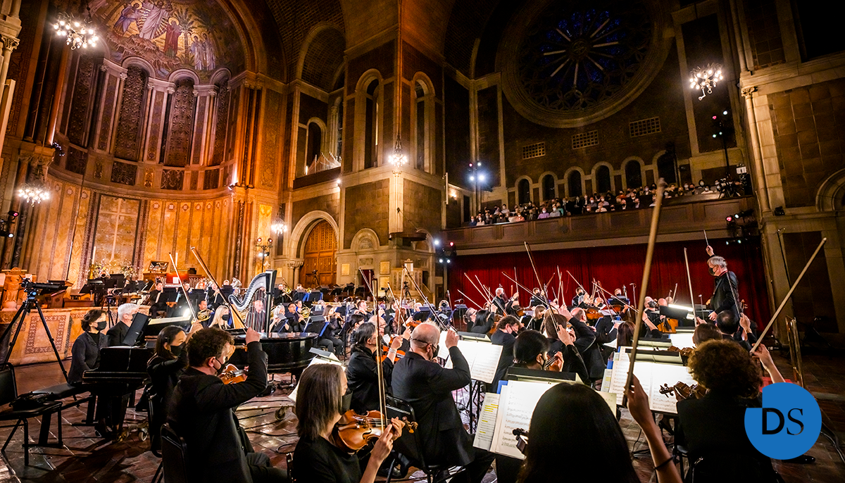 The Philadelphia Orchestra performing in St. Bartholomew's Church