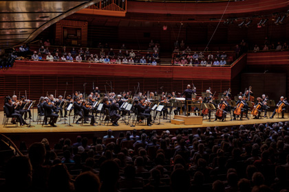 The Philadelphia Orchestra performing in Verizon Hall